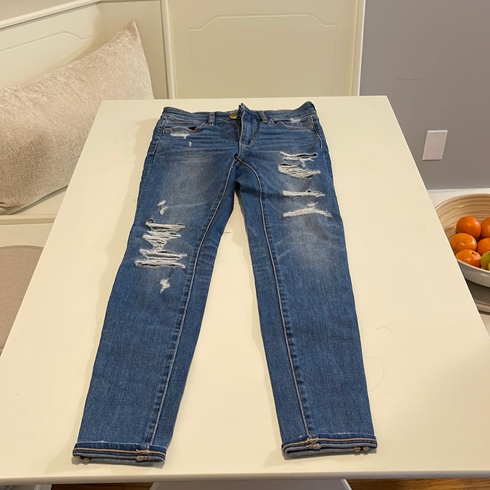 American Eagle high rise jeggining super stretch x